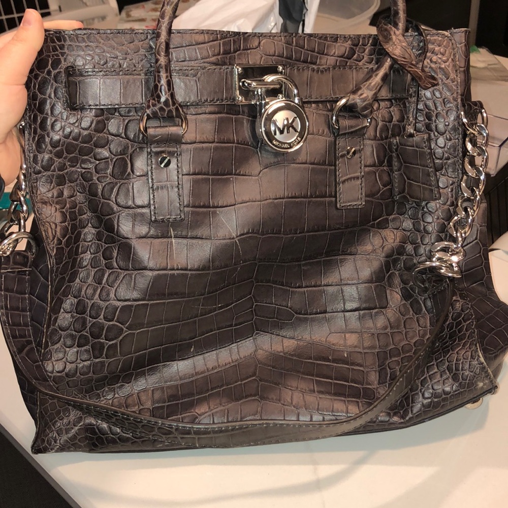 Michael Kors snakeskin bag